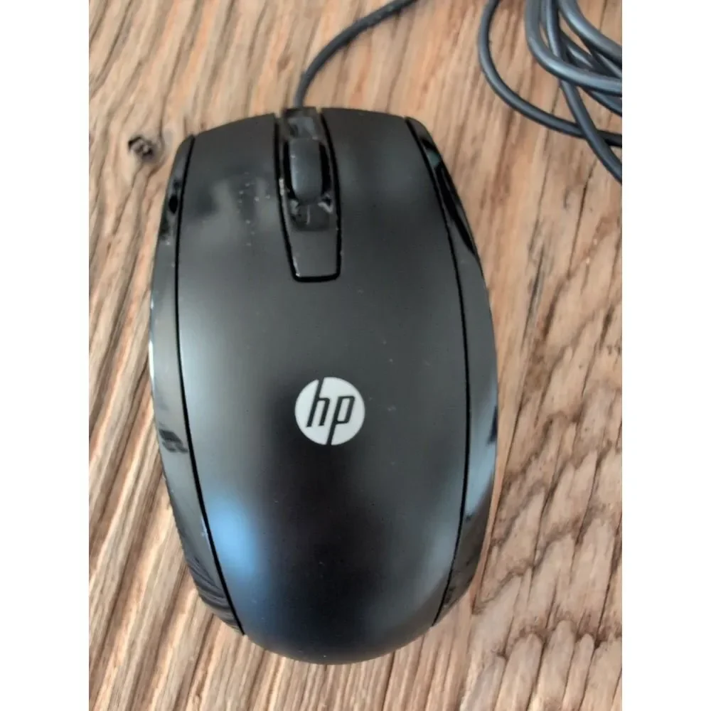 HP MSU0923 Wired Optical USB Mouse Black 505062-001 Portia